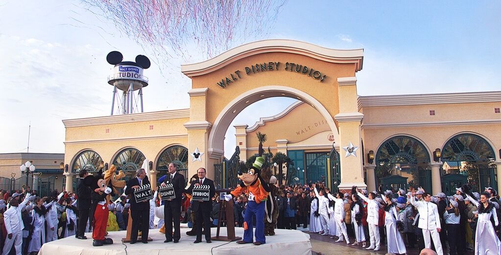 Inauguración Walt Disney Studio 2002