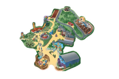 Worlds of Pixar - Mapa